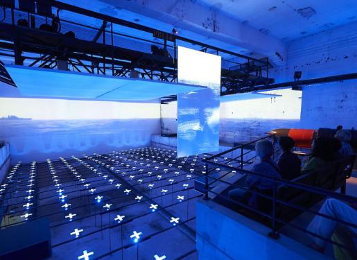 Visite scolaire au sous-marin Flore-S645 projection spectacle au sous marin flore